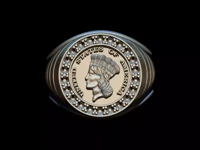 The Irishman ring 3D print model