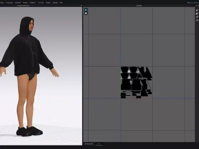 FREEBIE Minimal Tech Hoodie Free 3D model