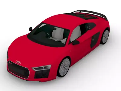 audi r8 Free 3D model V1