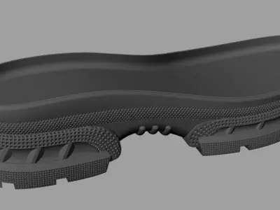 3D Shoes Sole Model 3D model