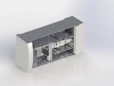 Machine cabinet cnc Free 3D model