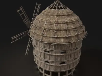 Next Gen AAA Windmill Set 3D Model Pack purchase