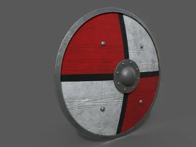 Viking Shield 3D model