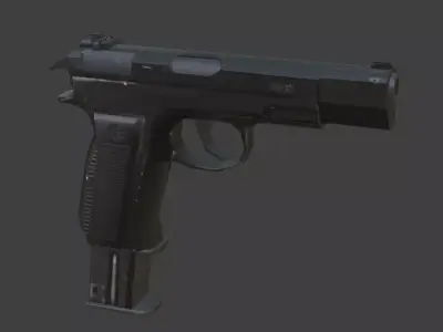 weapon cz 75 Low-poly 3D model