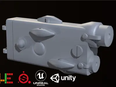 HIE Game Ready TPIAL D180521 Low-poly 3D model