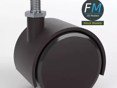 Trolley wheel 2 3D model