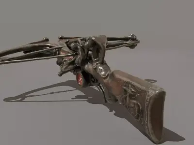 Zodiac Sagittarius Crossbow Low Poly Game Ready Low-poly 3D model