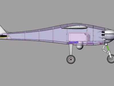 uav GDA 3D model