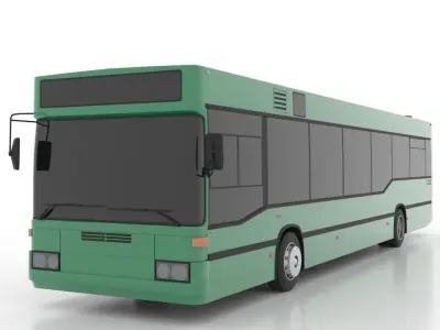 Mercedes-Benz O405N2 Low Low-poly 3D model