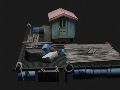 Floating house  3D model