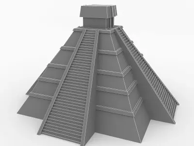Mayan Temple 3D model