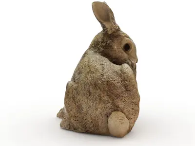 3D model Rabbit ornament 3D model