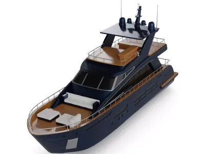 Motor Yacht 3D model