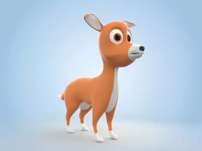 Cartoon Dog 3D model
