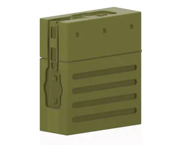 3d printable old military ammo box 3D print model