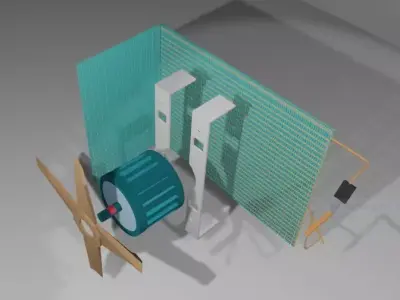 AC outdoor Free low-poly 3D model