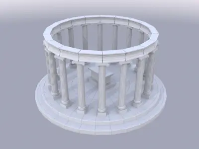 Ancient Temple 3D model buy