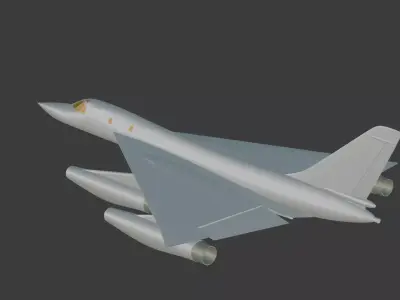 B-58 Hustler 3D print model