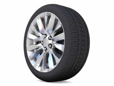 Acuras RLX Rim 3D Model Low-poly 3D model