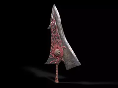 Soul Edge 3D Game Ready Weapon Asset Low-poly 3D model