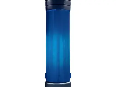 SciFi Energy Cell Canister Low-poly 3D model