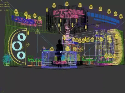 Exhibition - Area - 6X9-3DMAX2011-07 3D model
