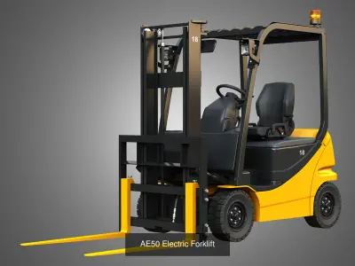 FH7080 - AE50 Forklifts  2 in 1 3D Model Pack