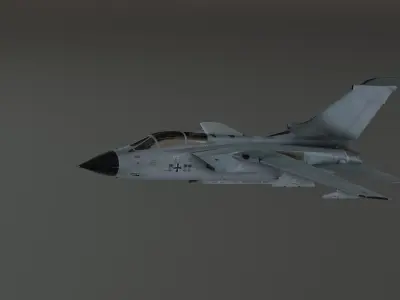 Tornado GR4 - Fighter Jet  Low-poly 3D model