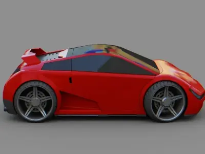Sport car  Free 3D model buy