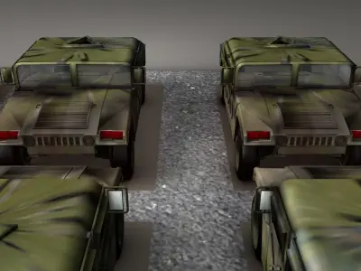 Military vehicle 3D model from CGTrader