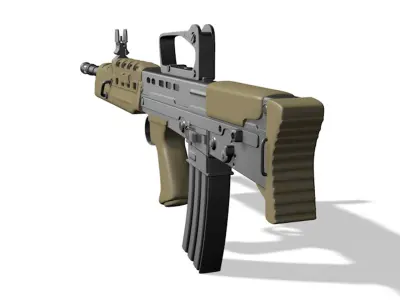 England assault rifle L85A2 3D model