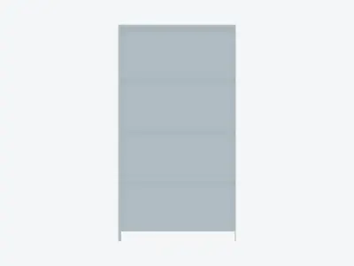 Shelving - Closed - Locka - Durable Extra Low-poly 3D model