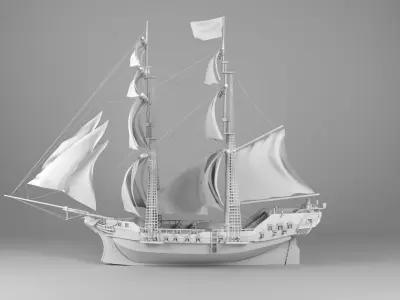 Pirate Ship 3D model order