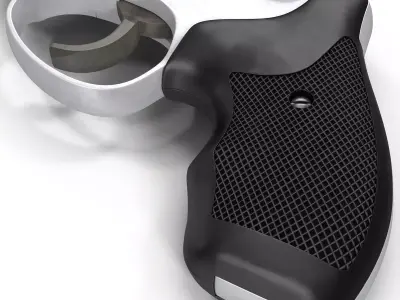 Revolver Smith and Wesson 3D model