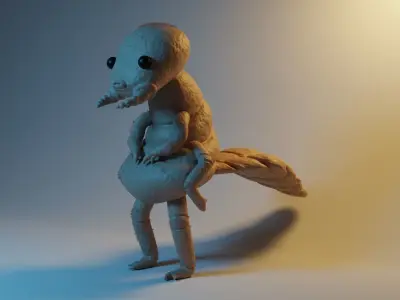 cute bug 3D model