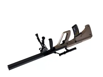 Steyr AUG rifle  3D model