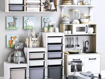 Furniture for nursery 15 3D model
