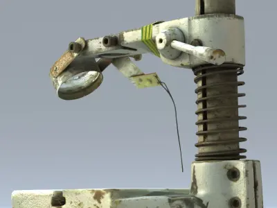 Fastening Middle SM 3D model