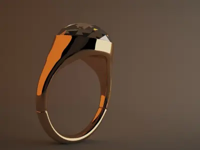 GOLD RING 3D model