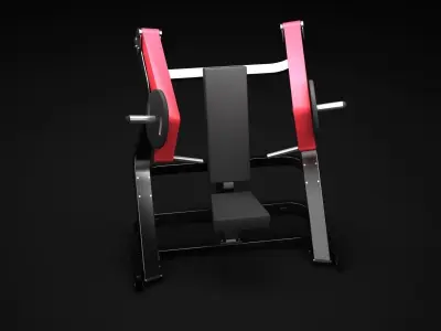 Incline Press 3D model