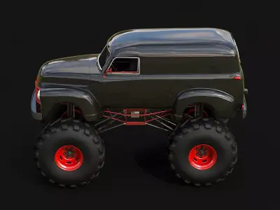 Monster Truck Classic 3D model