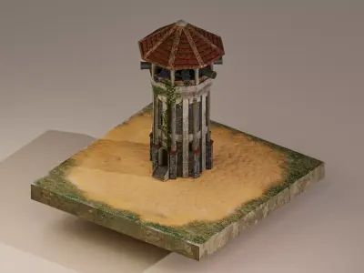 Archer Tower Level 15 3D model