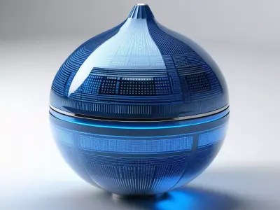 Futuristic Data Core Orb 3D model