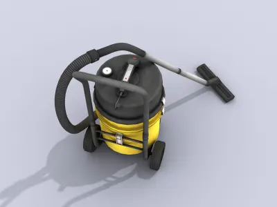 Industrial Vacuum Cleaner Free low-poly 3D model