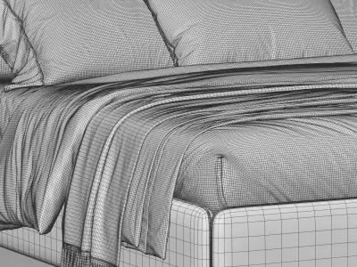 Bonaldo True Bed 3D model purchase