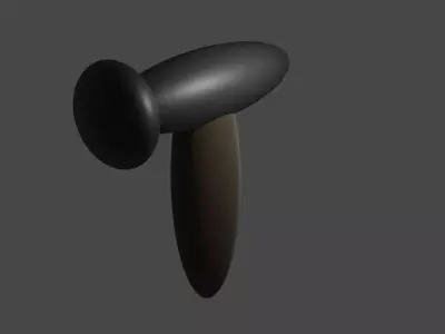 Cartoonish Hammer Free low-poly 3D model