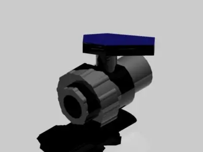Ball valve Free 3D model by thys1