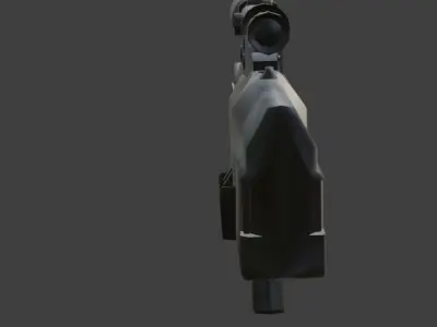 weapon g11 Low-poly 3D model