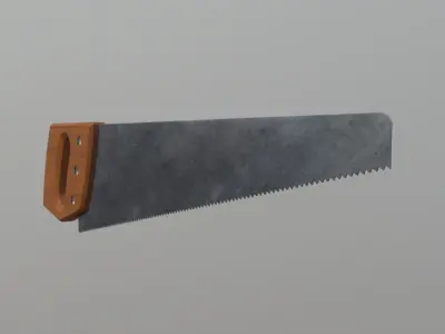 Hand Saw Low-poly 3D model order