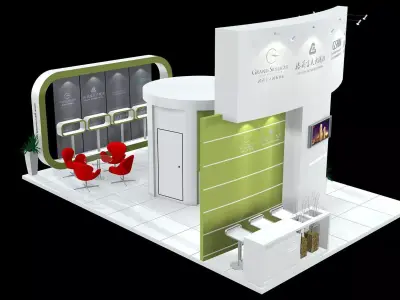 Exhibition - Area - 9X6-3DMAX2009-056 3D model